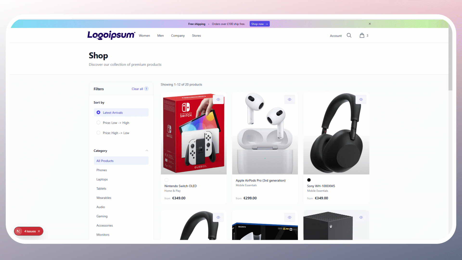 Auth feature preview